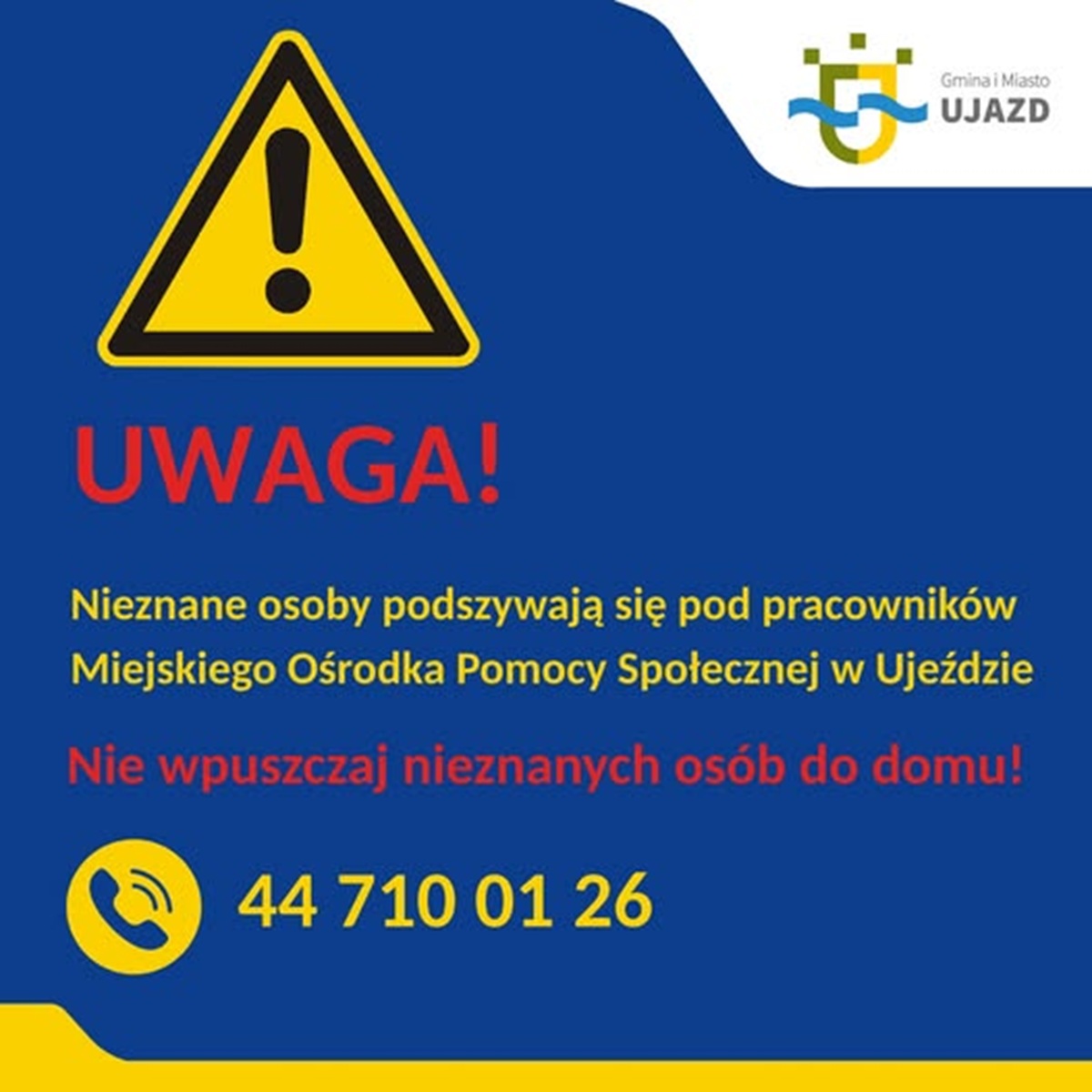 aktualność: 🚨 Uwaga, ważna informacja dla mieszkańców! 🚨