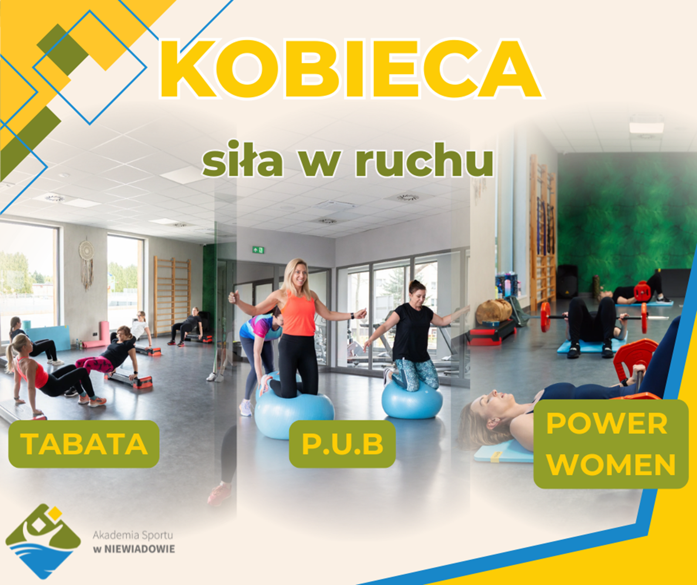 aktualność: TABATA • POWER WOMEN • P.U.B – wybierz energię dla siebie! 🔥💪