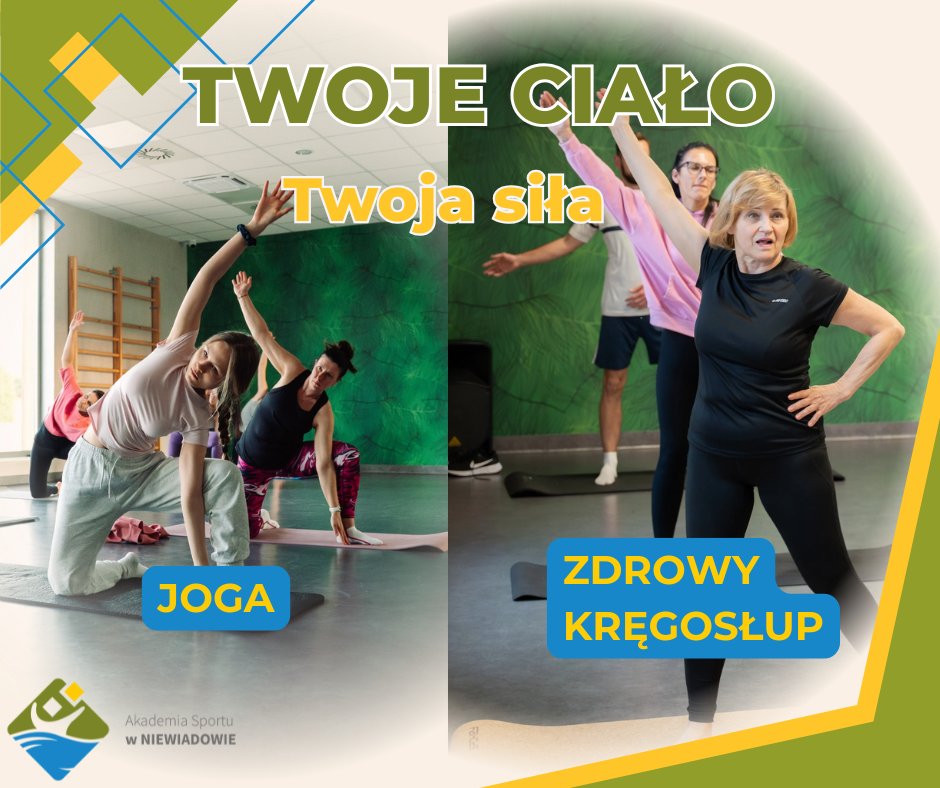 aktualność: JOGA & ZDROWY KRĘGOSŁUP – zadbaj o ciało i dobre samopoczucie 🧘‍♀️✨