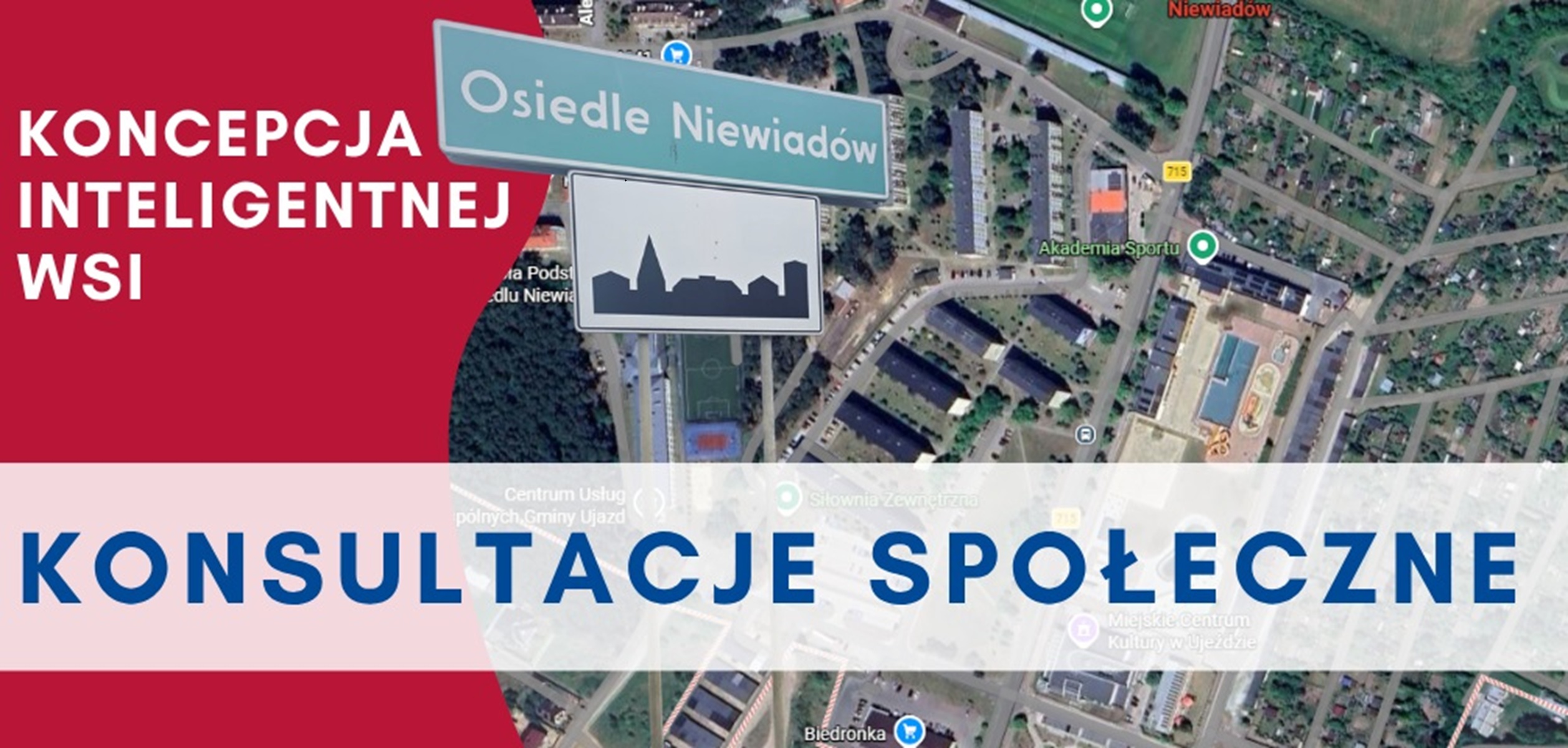 aktualność: Zaproszenie do konsultacji dotyczących projektu Koncepcji Inteligentnej Wsi dla miejscowości Osiedle Niewiadów