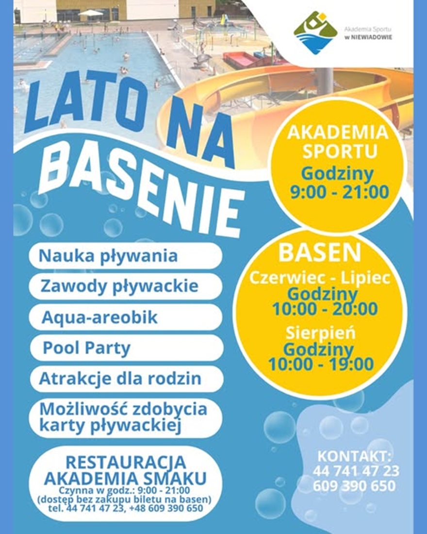 aktualność: 🌊 Lato pełne relaksu i aktywności – zapraszamy na basen!