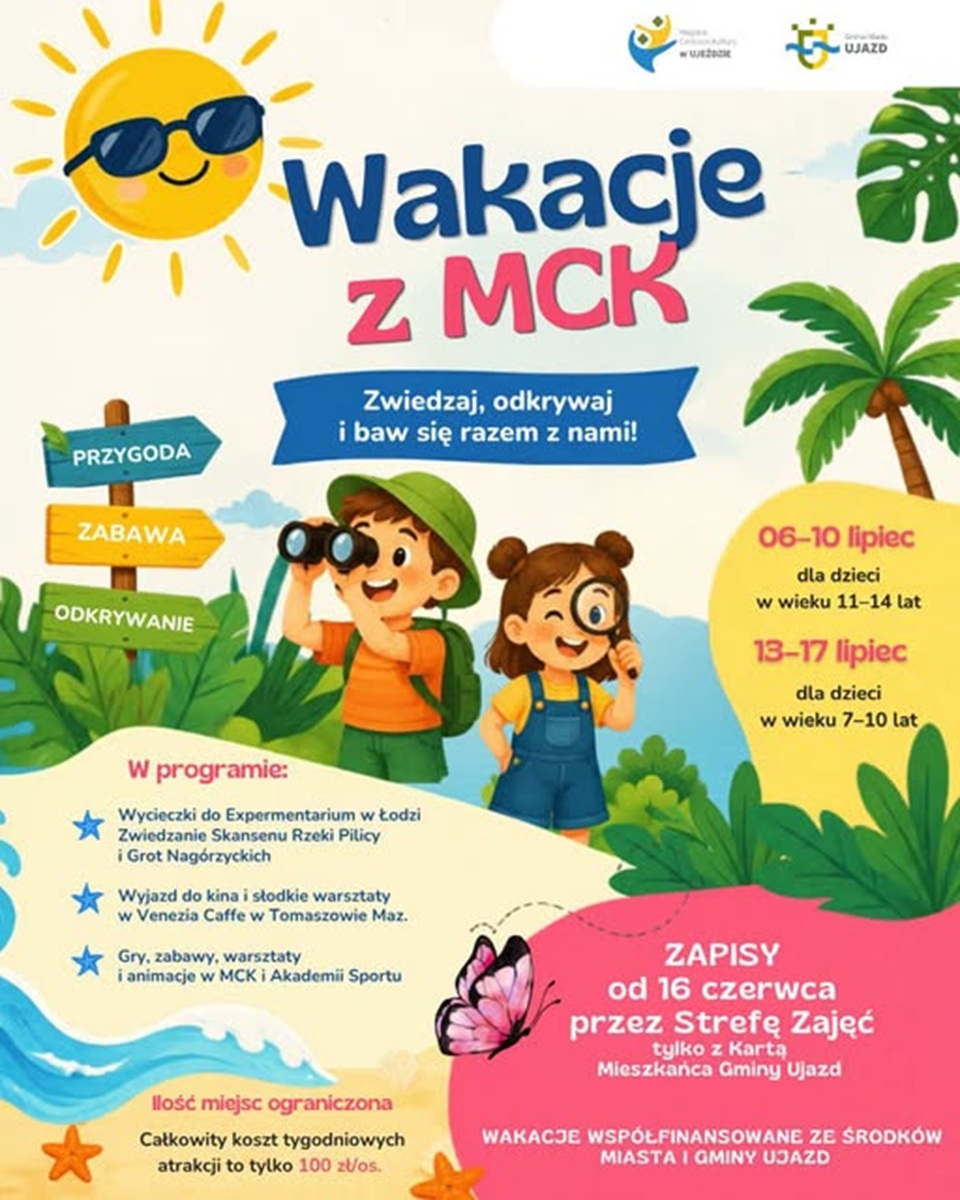 aktualność: 🌞 Wakacyjne Przygody z MCK 2026! 🌞