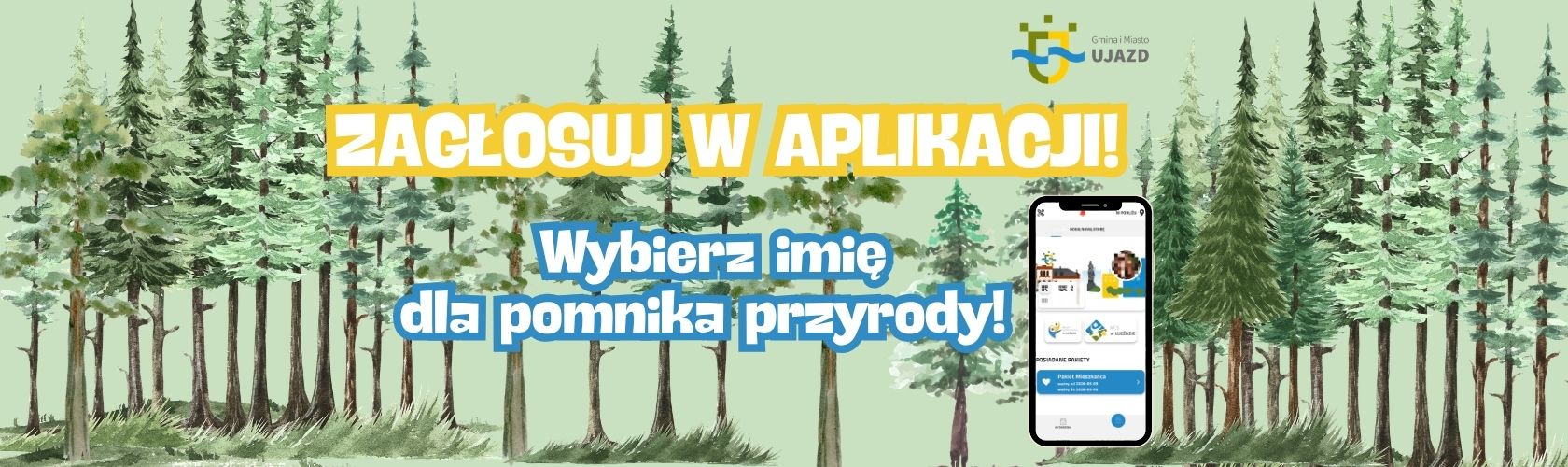 aktualność: Głosowanie na imię dla wyjątkowej sosny! 🌲