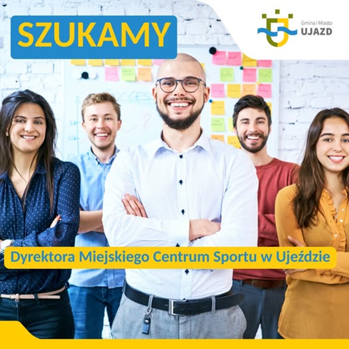 aktualność: Rozpoczynamy nabór na stanowisko Dyrektora Miejskiego Centrum Sportu w Ujeździe